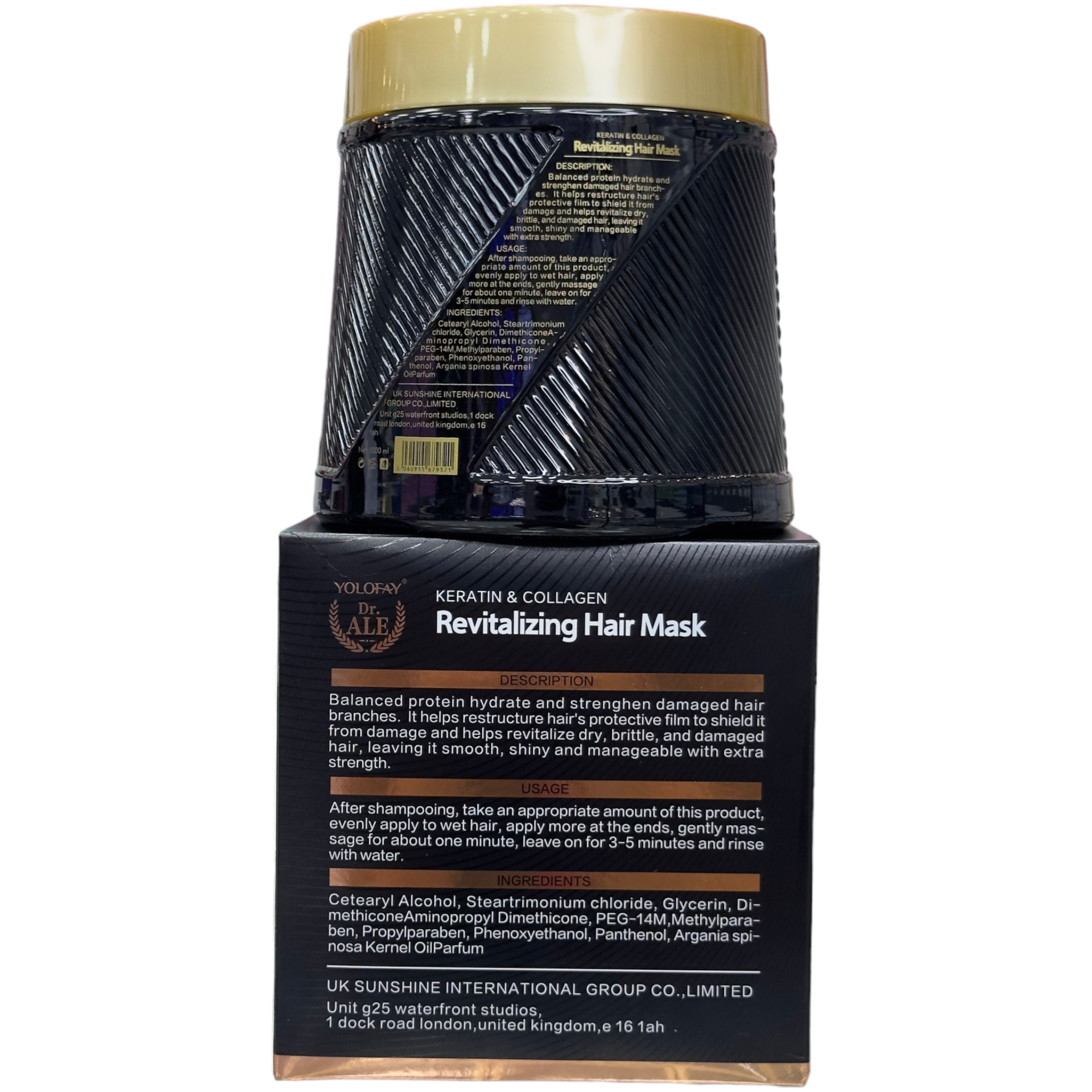 ماسک مو یولوفای دکتر ایل hair mask Dr. ale