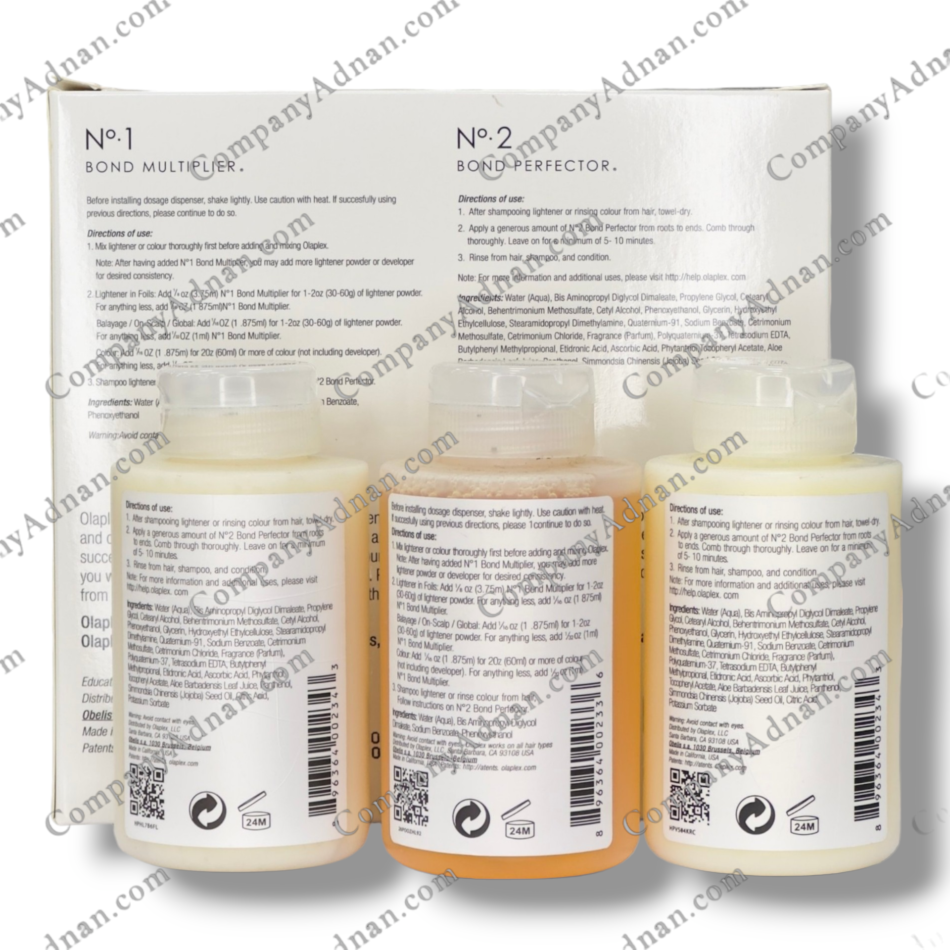 اولاپلکس تقویت کننده مو در زمان دکلره و رنگ مو-OLAPLEX ا OLAPLEX hair strengthener during dechlorination and hair color-OLAPLEX