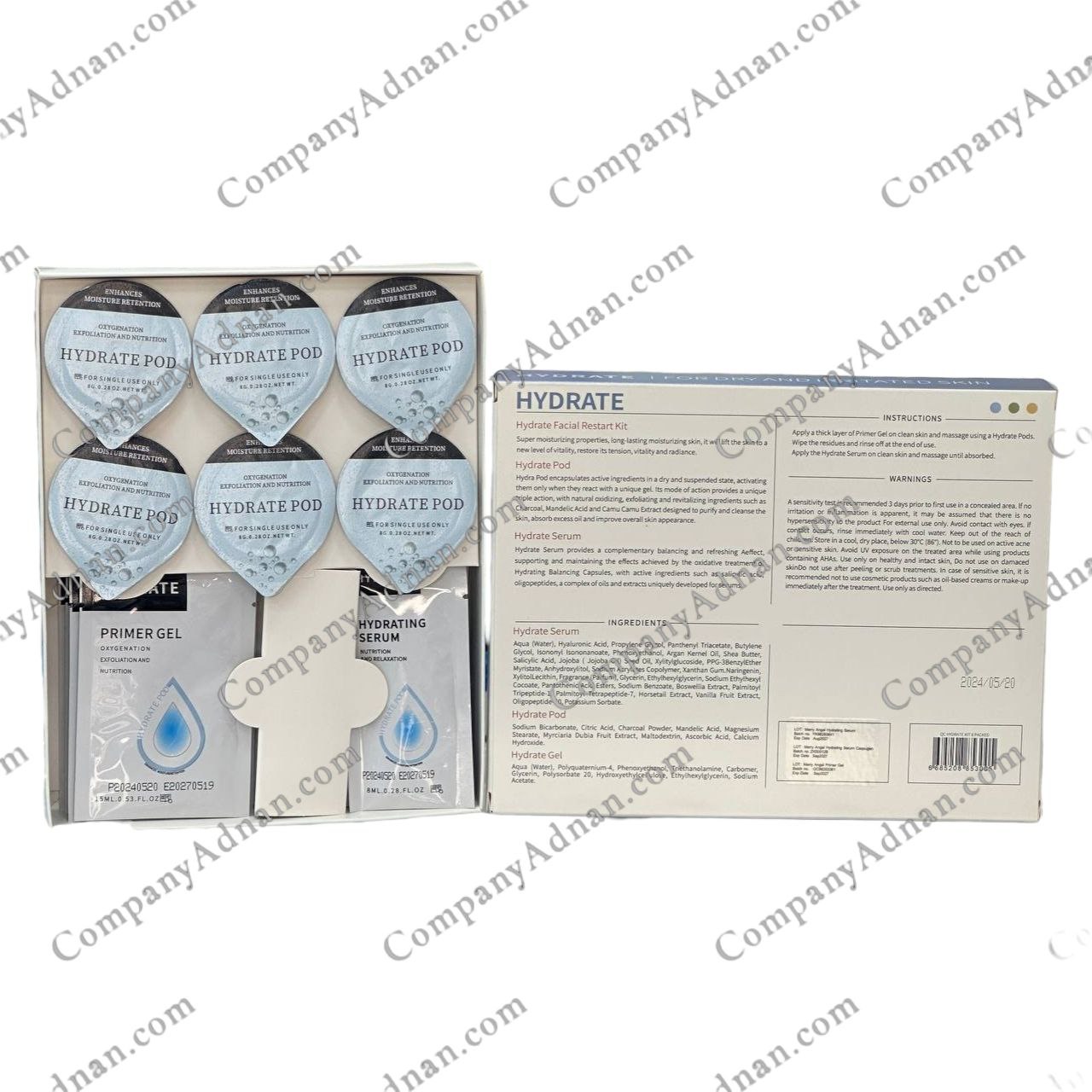 کیت پلاژن هیدریت نسل جدید برای آبرسانی عمیق و لطافت پوست از کمپانی عدنان | New Generation Plugen Hydrate Deep Moisturizing Facial Kit by Company Adnan