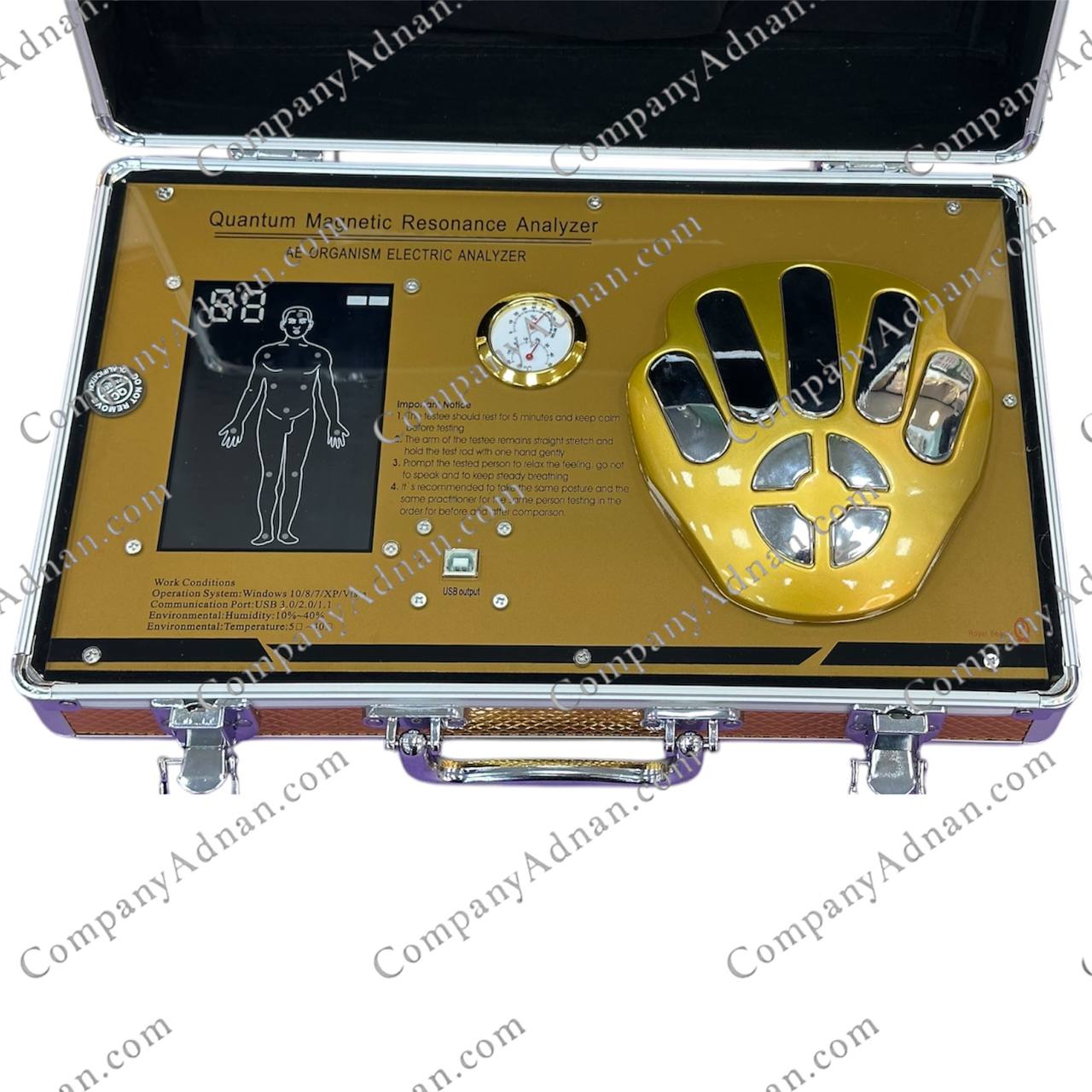 دستگاه کوانتوم آنالایزر نسل 10 برند LIZZE برای چکاپ کامل بدن با منوی فارسی و گارانتی کمپانی عدنان قشم Lizze Quantum Analyzer 10th Generation QMRA Full Body Checkup Device with Farsi Menu – Company Adnan Qeshm