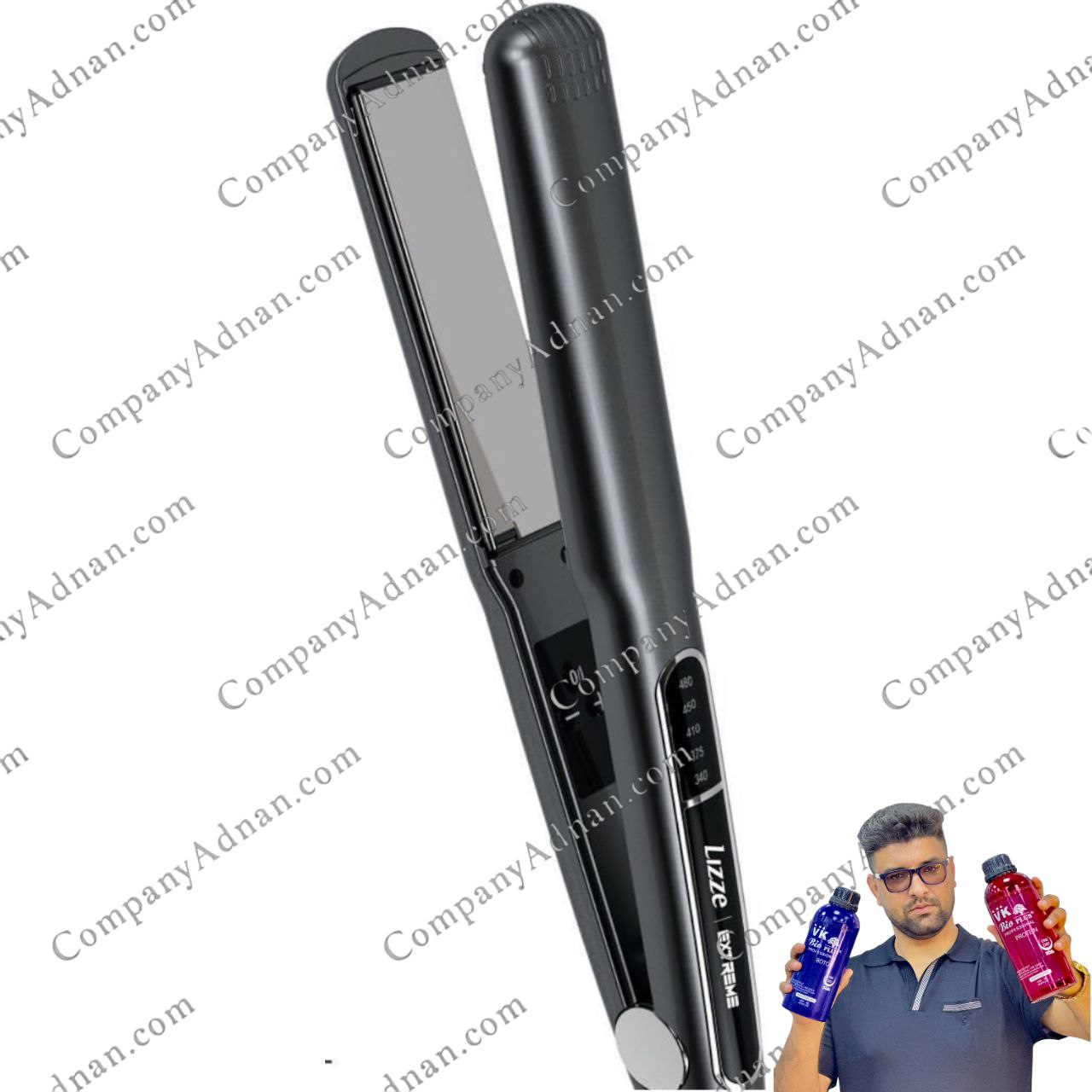 Original Lizze Extreme Hair Straightener - اتو مو لیز اکستریم اصلی مدل سه شاخ