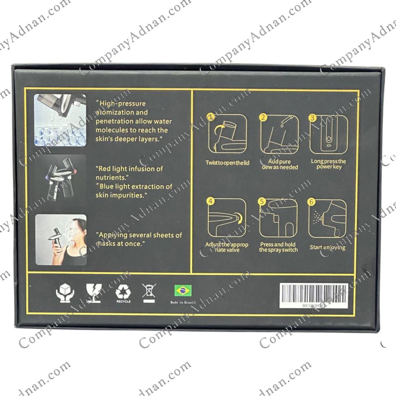 Lizze 2025 Sprinkle Nano Injector Scalp Device | Direct Import by Company Adnan Qeshm دستگاه اسپرینکل لیز Lizze 2025 نانو اینجکتور اسکالپ مو | واردکننده مستقیم کمپانی عدنان قشم