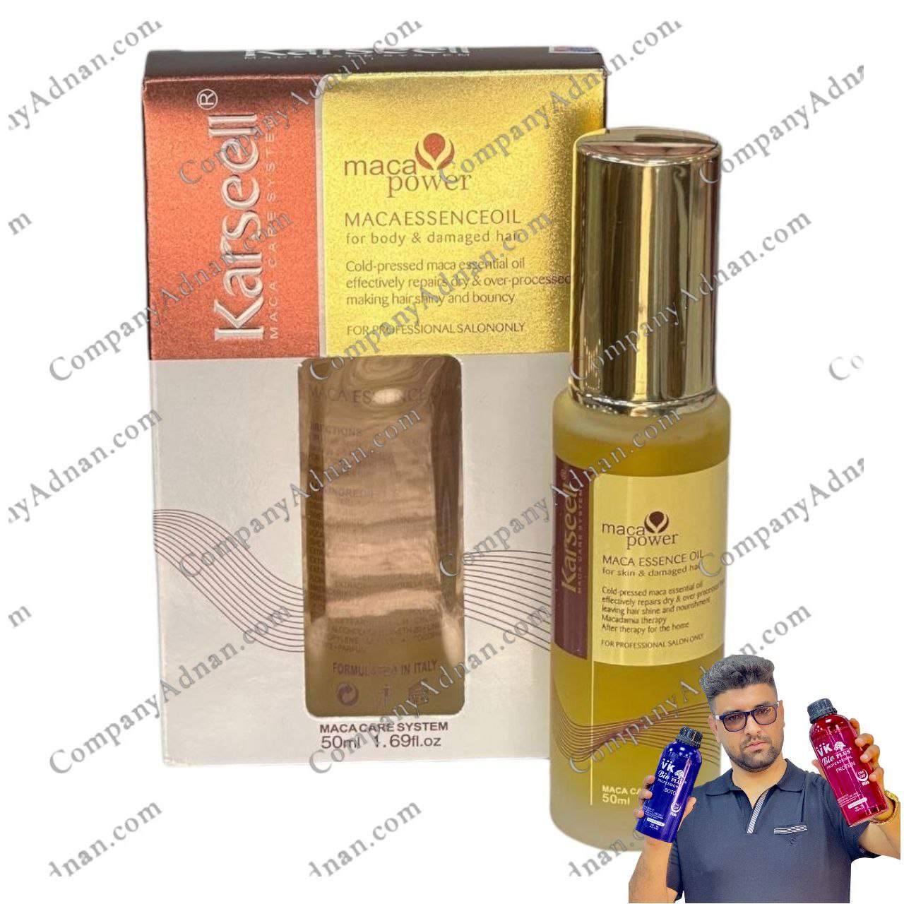 روغن مو و بدن کارسل ماکا پاور - Carcel Maca Power Hair & Body Oil
