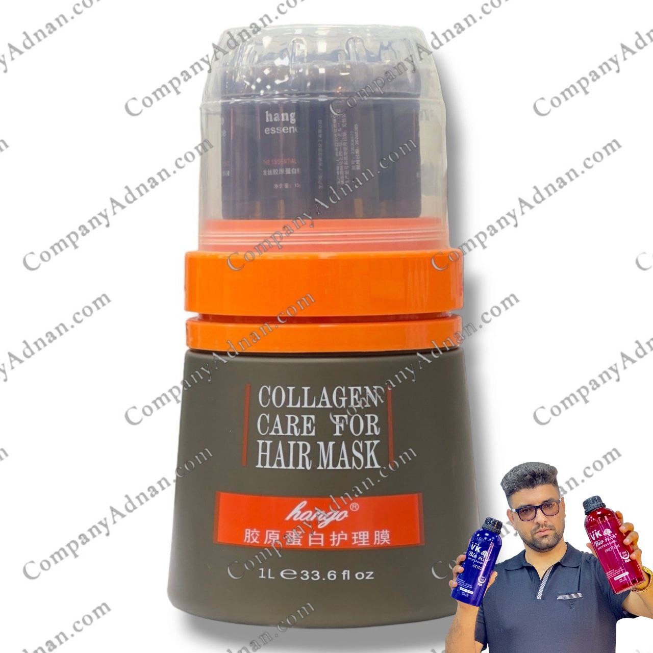 ماسک مو پروتئین اینتراگن کلاژن + ۸ ویال intragen Collagen Protein Hair Mask +8 Vials