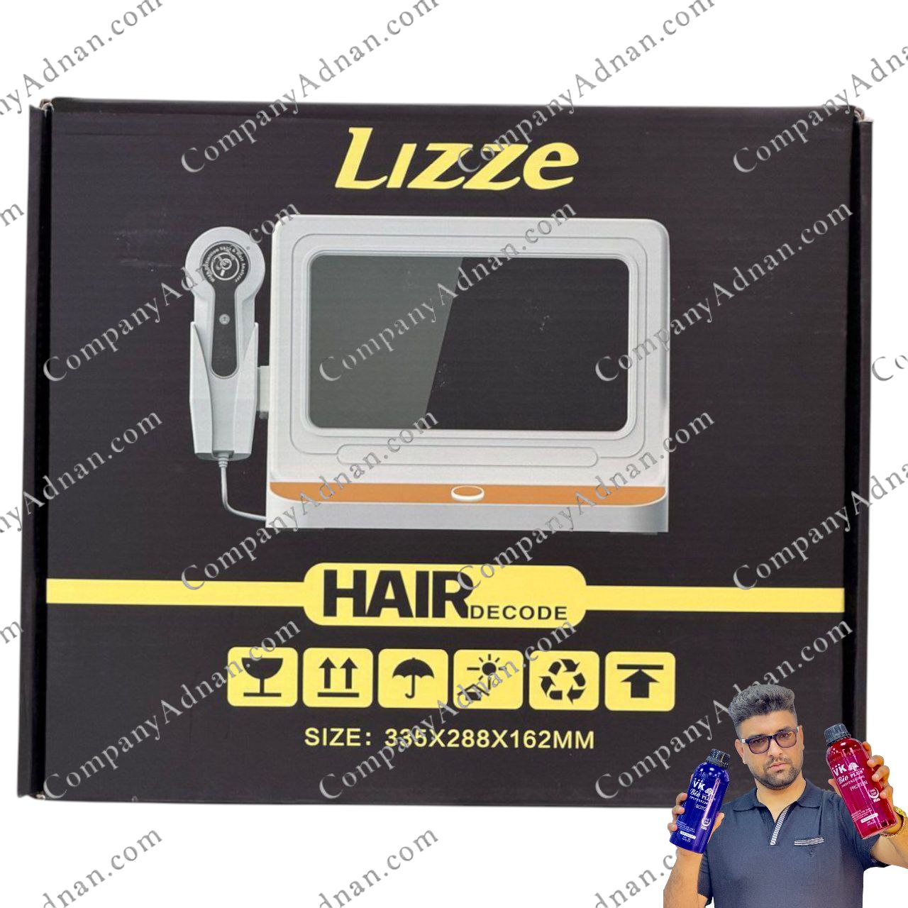 دستگاه آنالیز پوست و مو ۱۰ اینچ لیز نسخه عدنان دیزاین - Liz Skin Analyzer 10 inch Adnan Design