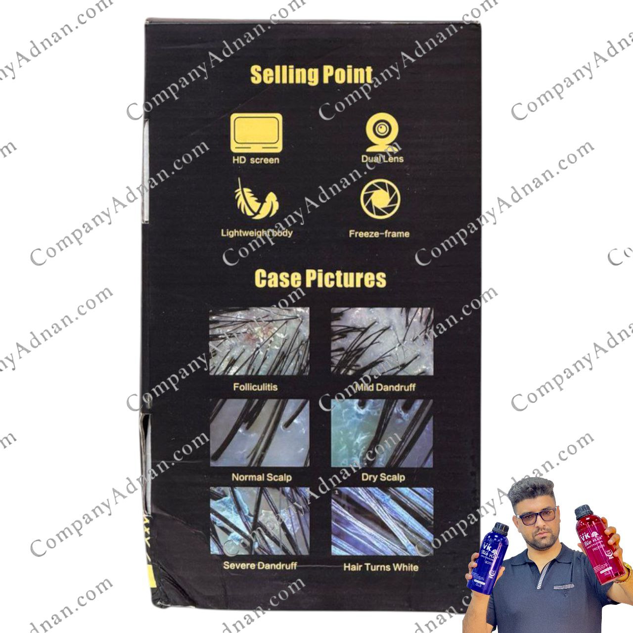 دستگاه آنالیز پوست و مو ۱۰ اینچ لیز نسخه عدنان دیزاین - Liz Skin Analyzer 10 inch Adnan Design