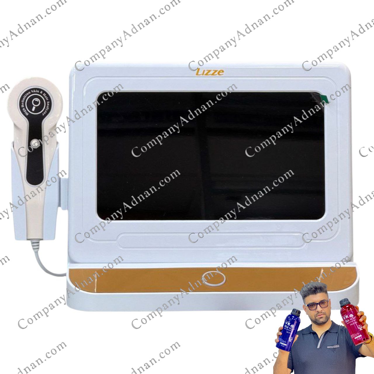 دستگاه آنالیز پوست و مو ۱۰ اینچ لیز نسخه عدنان دیزاین - Liz Skin Analyzer 10 inch Adnan Design