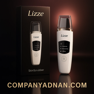 دستگاه درمااف اتو صورت لیز LIZZE مدل 2025 جعبه مخملی – واردکننده مستقیم کمپانی عدنان قشم” Lizze ultrasonic skin scrubber dermaf 2025 velvet box – direct importer Company Adnan Qeshm