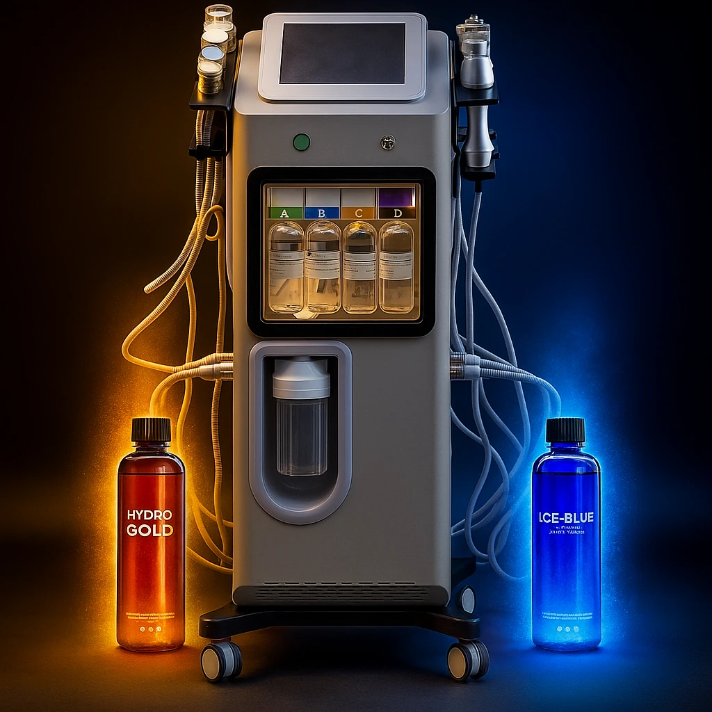 دستگاه سوپرفیشیال 12 کاره موتور سنگین - 12 in 1 Super Facial Machine Heavy Engine