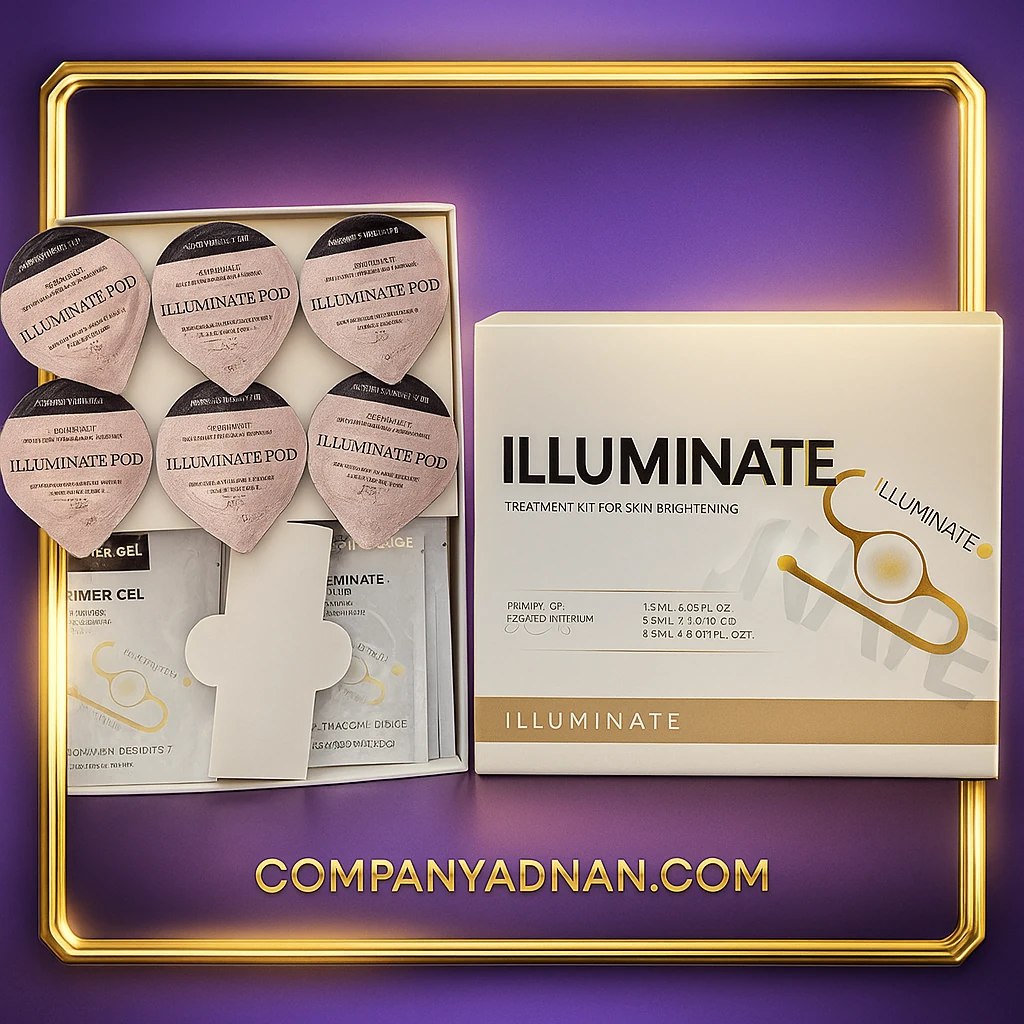 کیت پلاژن ایلومیینت نسل جدید برای جوانسازی و روشن‌کنندگی پوست از کمپانی عدنان | Plugen Illuminate Facial Restart Treatment Kit