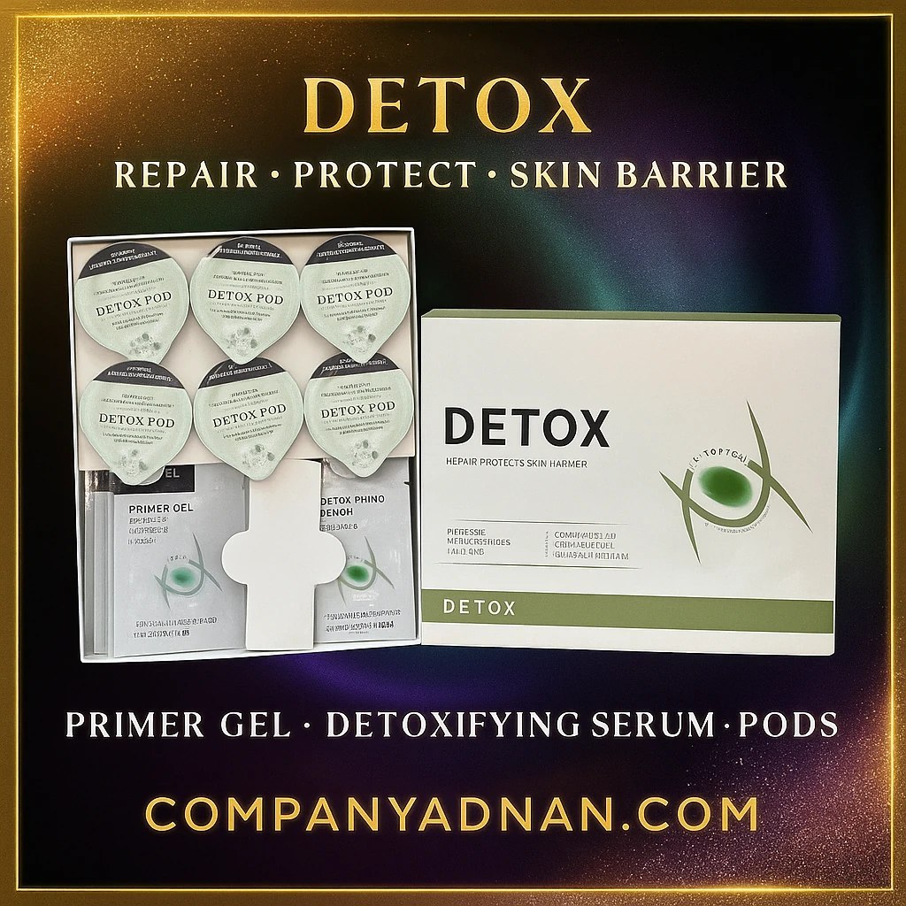 کیت پلاژن دتوکس نسل جدید جهت پاکسازی و سم‌زدایی عمقی پوست صورت از کمپانی عدنان | New Generation Plugen Detox Facial Cleansing and Skin Purifying Kit by Company Adnan