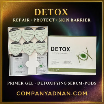 کیت پلاژن دتوکس نسل جدید جهت پاکسازی و سم‌زدایی عمقی پوست صورت از کمپانی عدنان | New Generation Plugen Detox Facial Cleansing and Skin Purifying Kit by Company Adnan