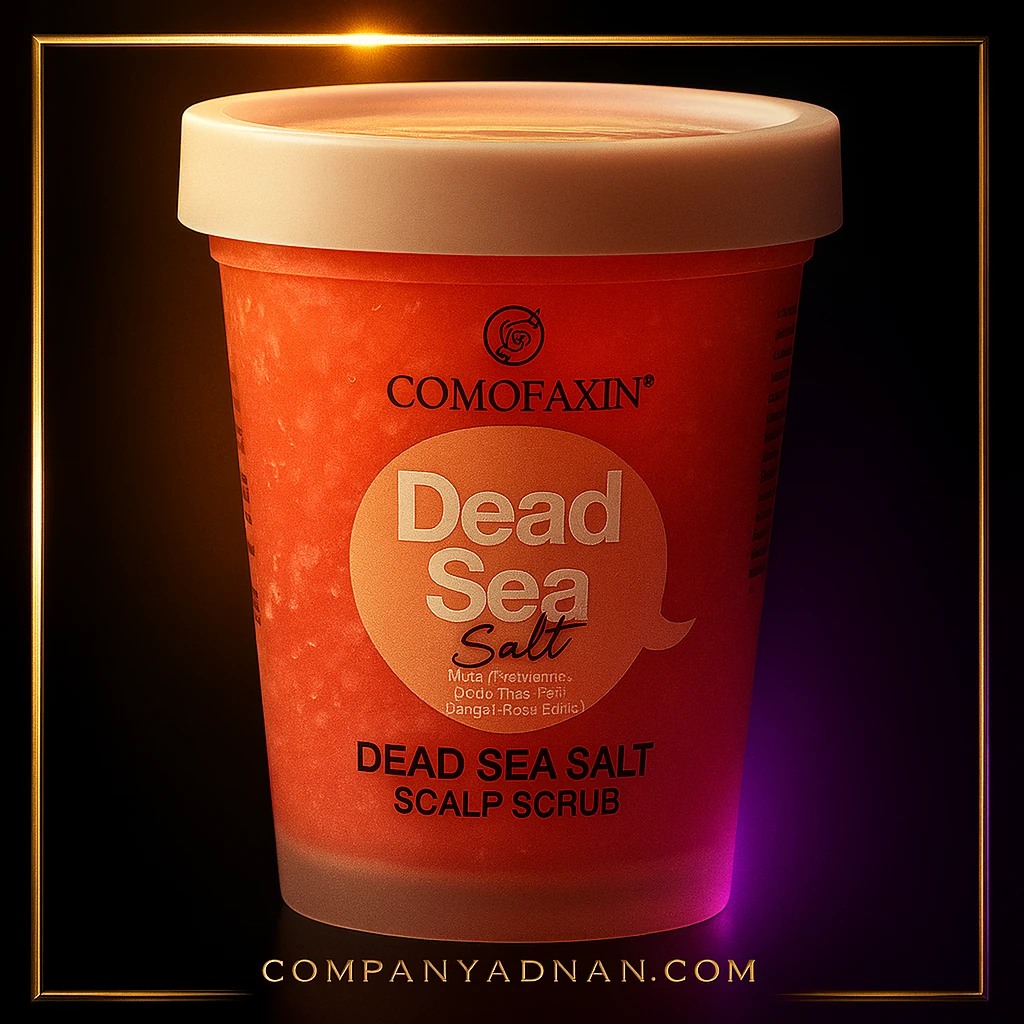 اسکراب سر موفاکسین توت فرنگی نمک دریایی مرده