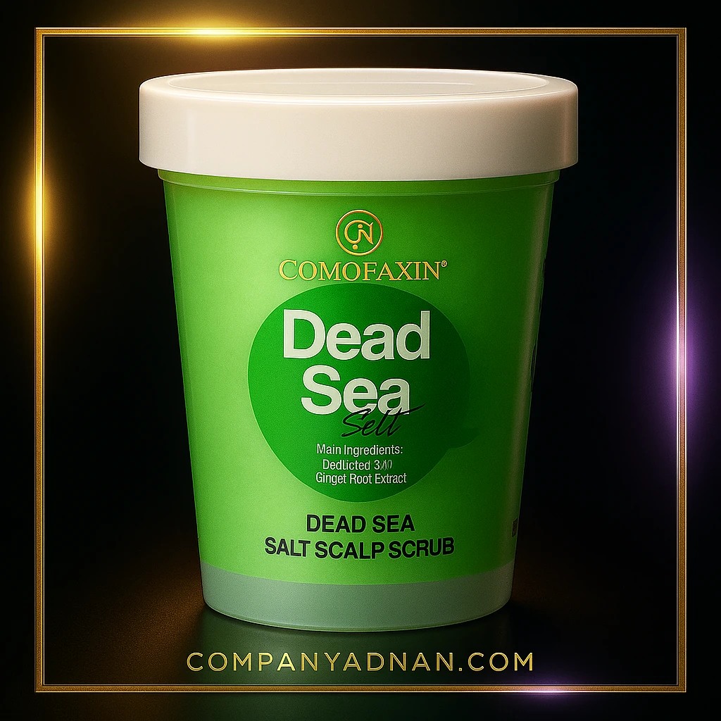 اسکراب سر نمک دریایی مرده برند موفاکسین نعناع