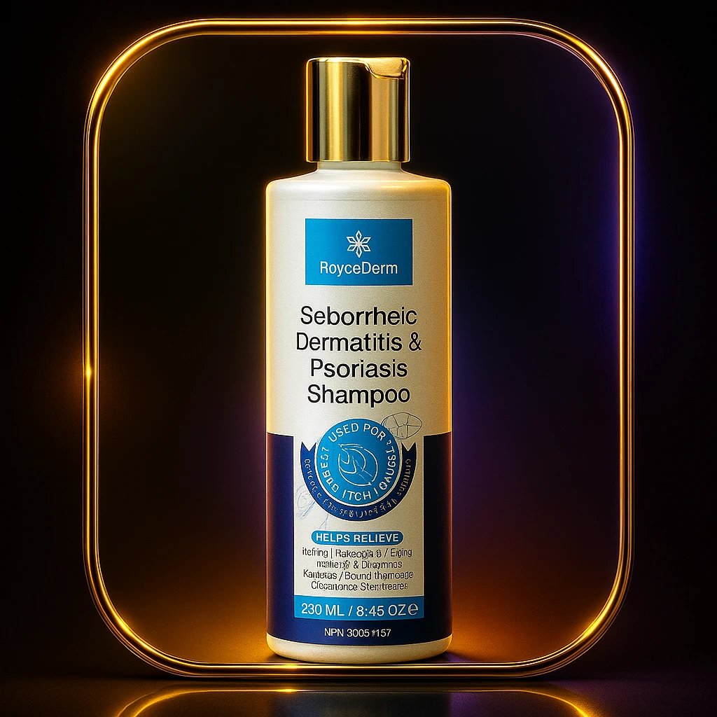 شامپو درماتیت سبورئیک و پسوریازیس رویسدرم Royce Derm