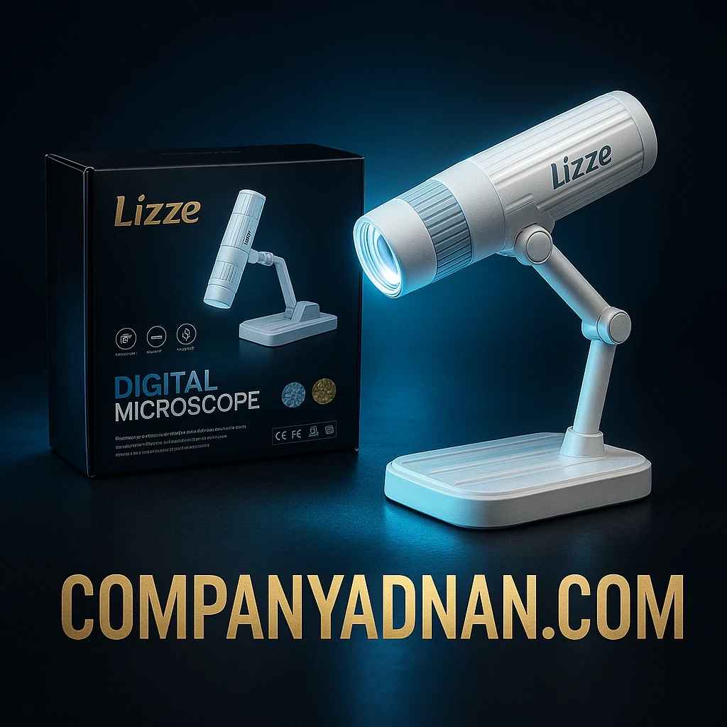 دستگاه آنالیزور قلمی پوست و مو بی‌سیم لیز کمپانی عدنان قشم | Lizze cordless skin and hair analyzer pen by Company Adnan Qeshm	