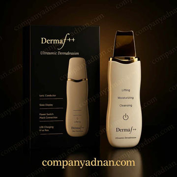 دستگاه درمااف دبل پلاس تیغه گلد کره ای اصل برای پاکسازی و لیفت صورت در کمپانی عدنان - Original Korean Derma F Double Plus Gold Blade Face Scrubber at Company Adnan