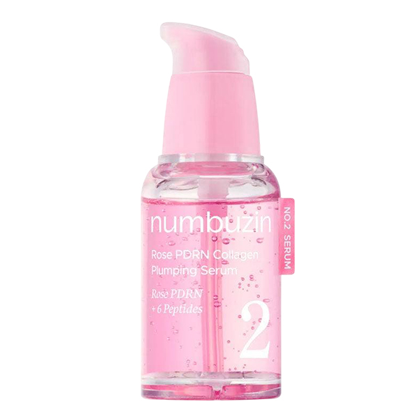 سرم کلاژن رز پی دی آر ان نامبوزین Numbuzin Rose Pdrn Collagen 6 Peptides 30Ml