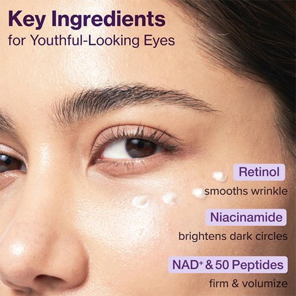 کرم دور چشم ضد چروک رتینول نامبوزین Numbuzin Nad + Retinol Volumetox Eye Cream 10Ml