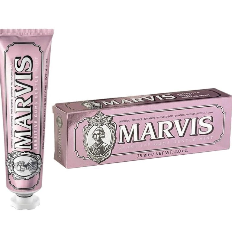 خمیر دندان حساس مارویس مدل Sensitive Gums Gentle Mint