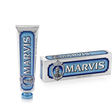 خمیر دندان مارویس مدل نعناع دریایی حجم 85میل MARVIS AQUATIC MINT