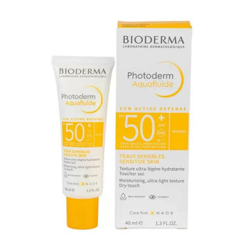 ضد آفتاب فتودرم Photoderm بیودرما Bioderma آکوا فلویید Aquafluide بی رنگ