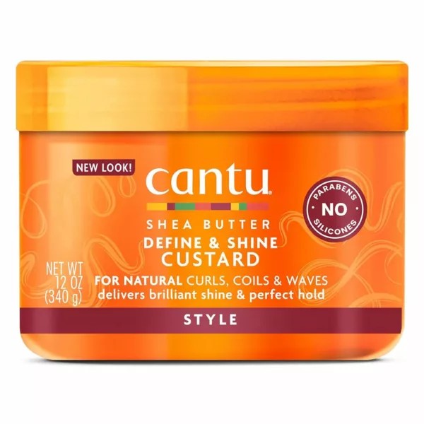 کاسترد حالت‌دهنده و براق ‌کننده کنتو Cantu Define & Shine Custard حجم 340 گرم