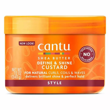 کاسترد حالت‌دهنده و براق ‌کننده کنتو Cantu Define & Shine Custard حجم 340 گرم