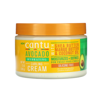 کرم موی فر کننده کنتو آووکادو Cantu Avocado Curling Cream حجم 340 گرم