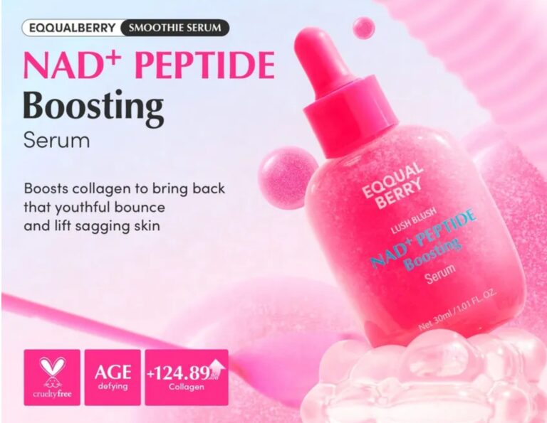 اکوال بری سرم پپتاید کلاژن Eqqual Berry Lush Blush Nad+Peptide Boosting Serum 30 ml