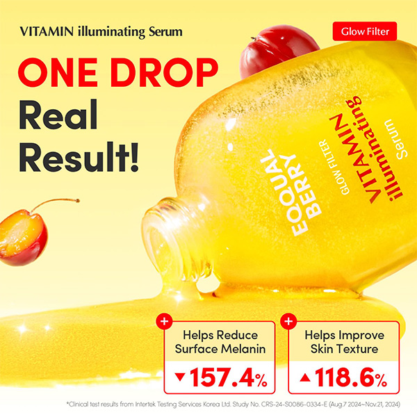 سرم ضد لک و روشن کننده اکوال بری Eqqual Berry Glow Filter Vitamin Illuminating Serum 30Ml
