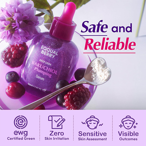 سرم ضد چروک باکوچیول اکوال بری Eqqual Berry Bakuchiol Plumping Serum 30Ml