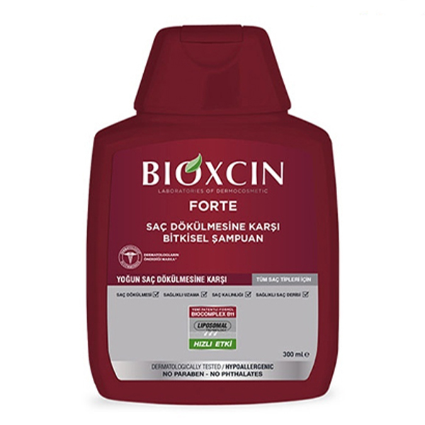 شامپو ضد ریزش انواع مو فورت بیوکسین Bioxcin Forte Herbal Shampoo 300Ml
